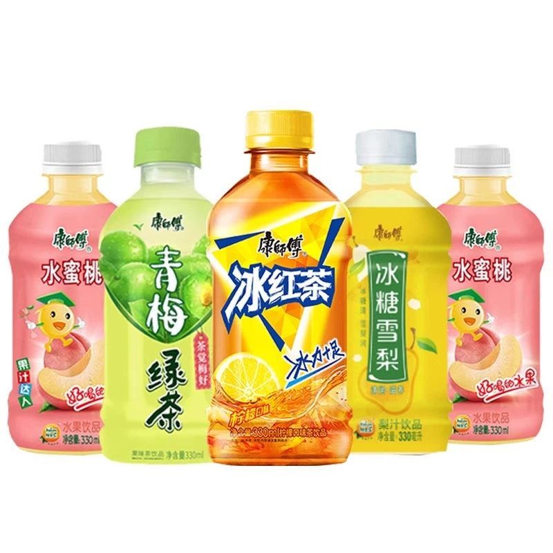 康师傅 饮料 330ml*6瓶 混合随机口味