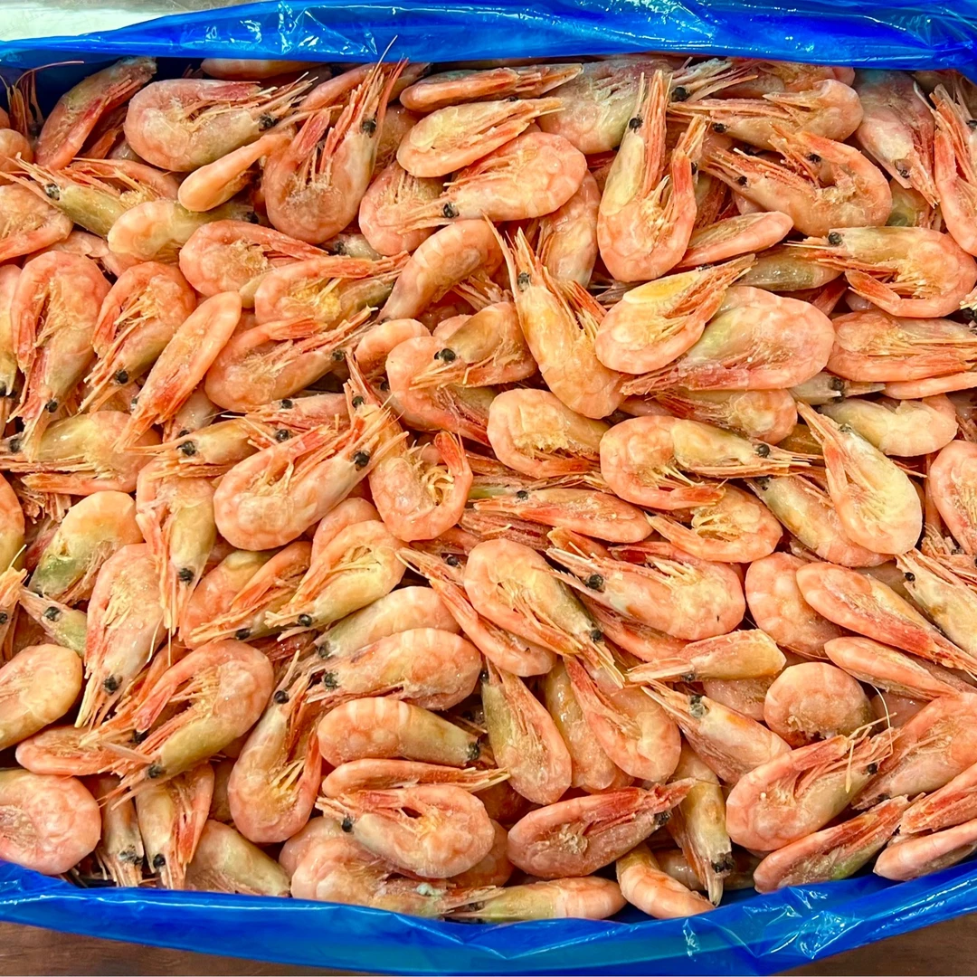 北极甜虾（90-120） 【原箱称重】2斤 头籽腹籽北极甜虾