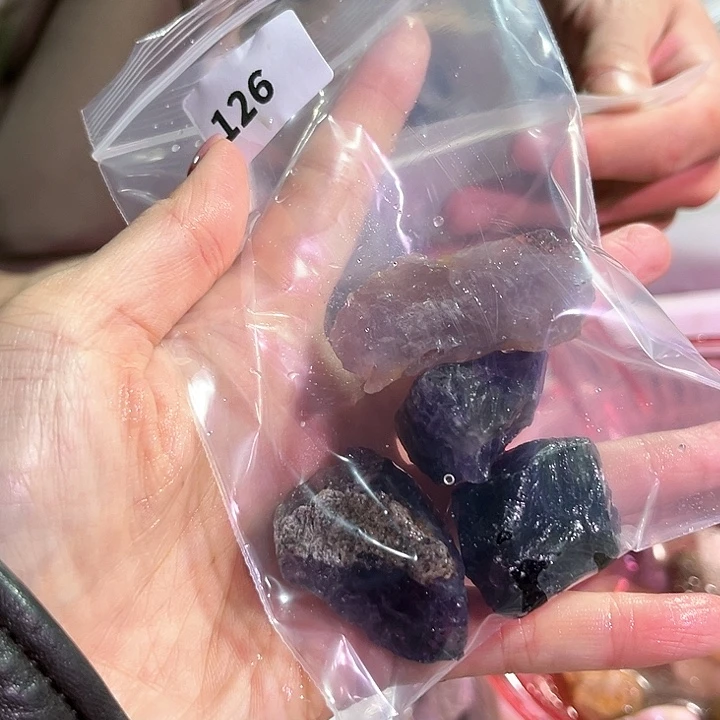 水晶126未镶嵌紫色石头