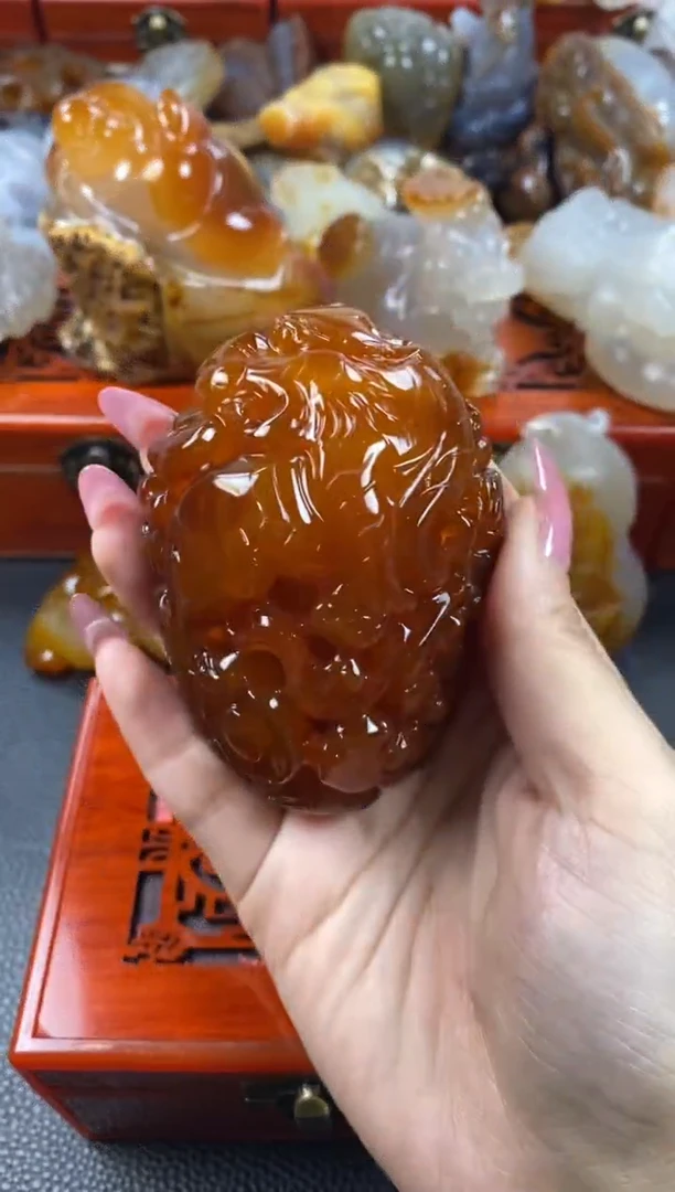 【闪购商品】玛瑙/玉髓手把未镶嵌1