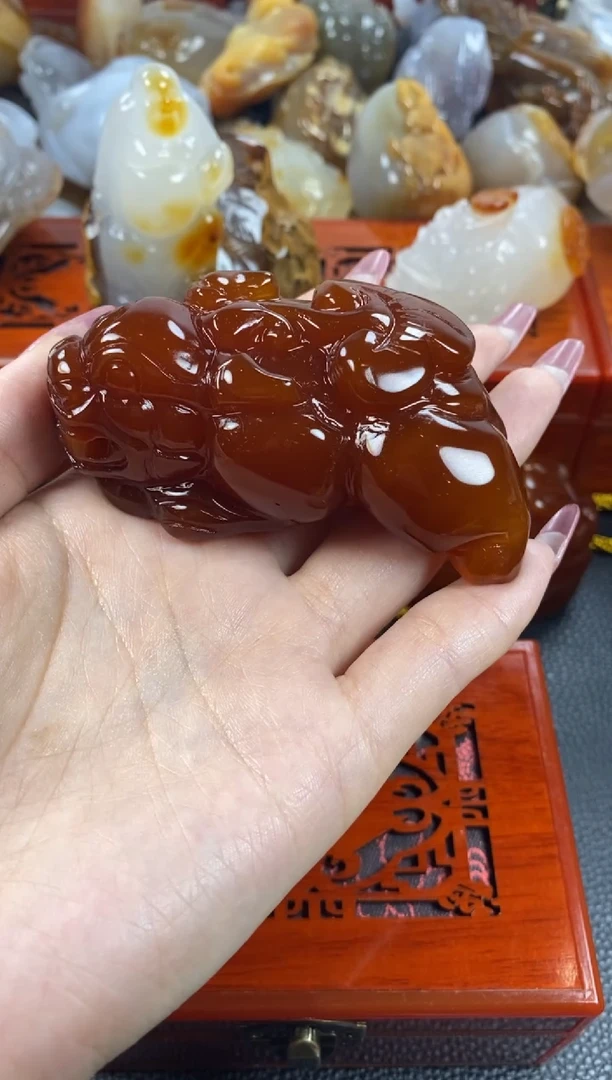 【闪购商品】玛瑙/玉髓手把未镶嵌1