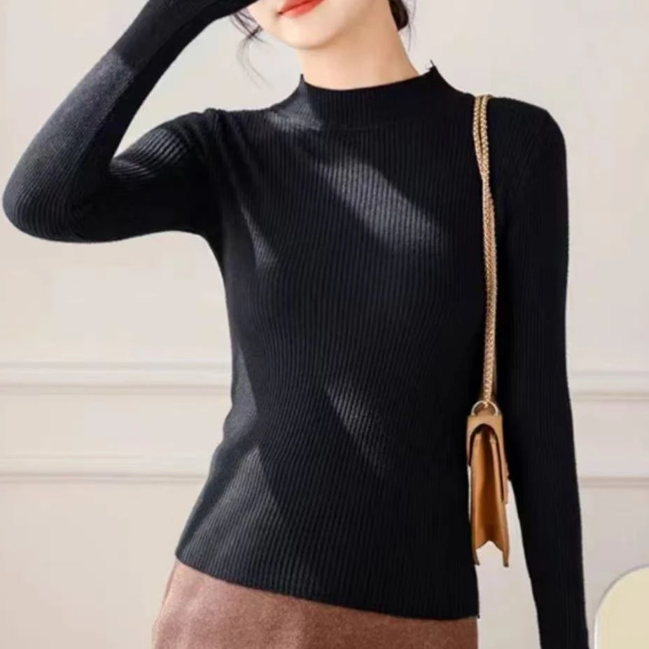 衣源2014#冬季针织毛衣打底百搭上衣（衣长52左右）