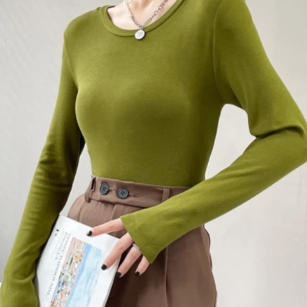 jiaomiou/娇蜜欧美雅碧蛋白精华打底衫