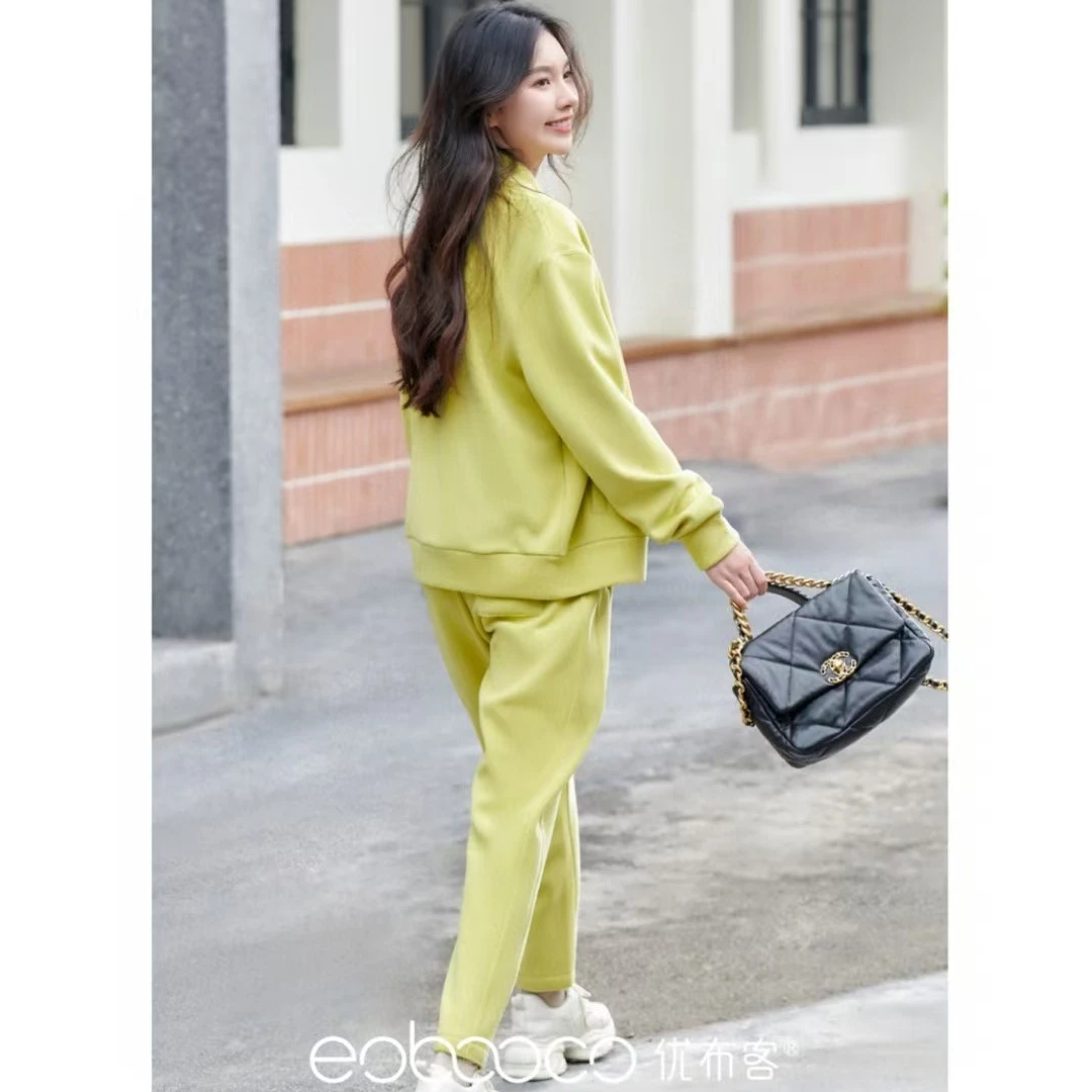 5567 乐绒绒宽松立领拉链开衫