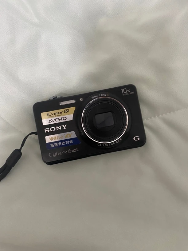 9新 Sony/索尼 wx150黑色1820w像素ccd数码相机