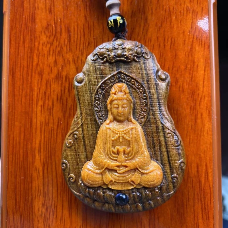 【木香阁观音】男女特色手工艺非遗技艺 雕塑工艺 木艺/木雕