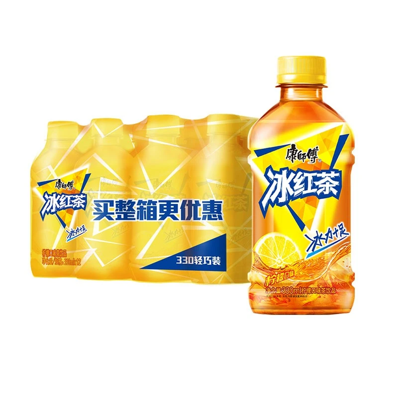 康师傅【新日期补贴福利】冰红茶330ml/瓶下午茶夏日饮料茶饮品