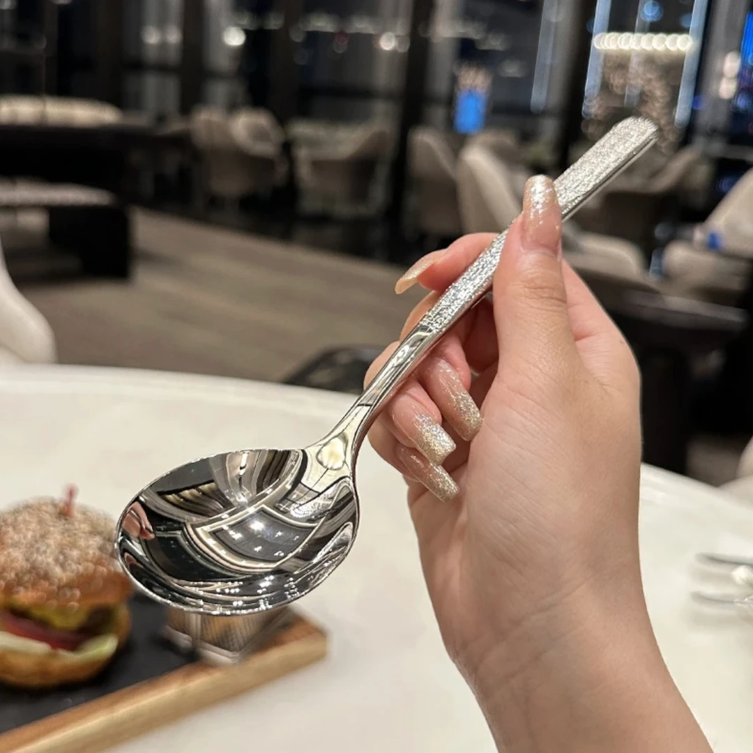 不锈钢勺子西餐勺甜品勺