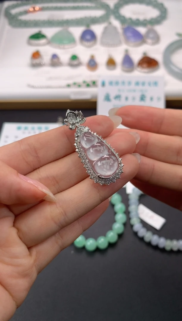 【闪购商品】定制翡翠18K金镶嵌模式推广期48小时鉴赏期