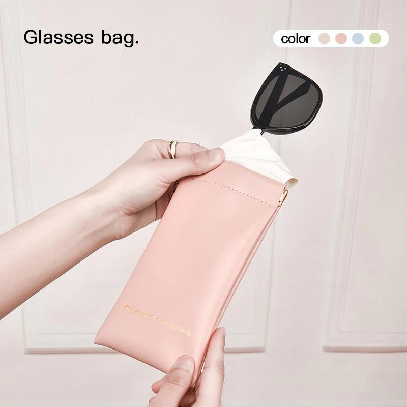眼镜袋防压便携眼镜包太阳镜墨镜收纳袋子高档小型男女款随身挂包