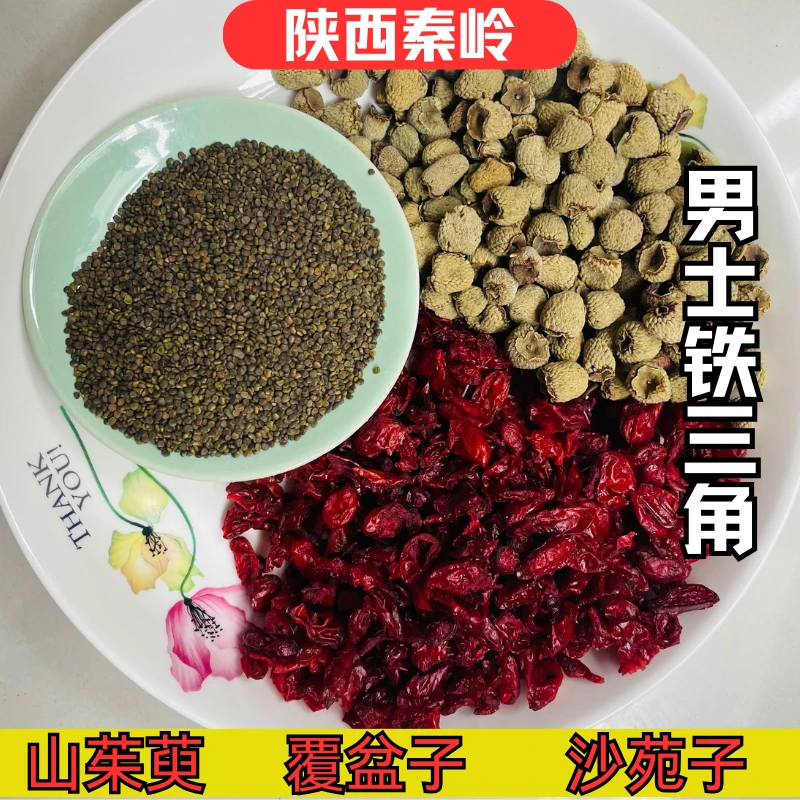 溥畔铁三角组合装山茱萸沙苑子覆盆子桑葚五味子