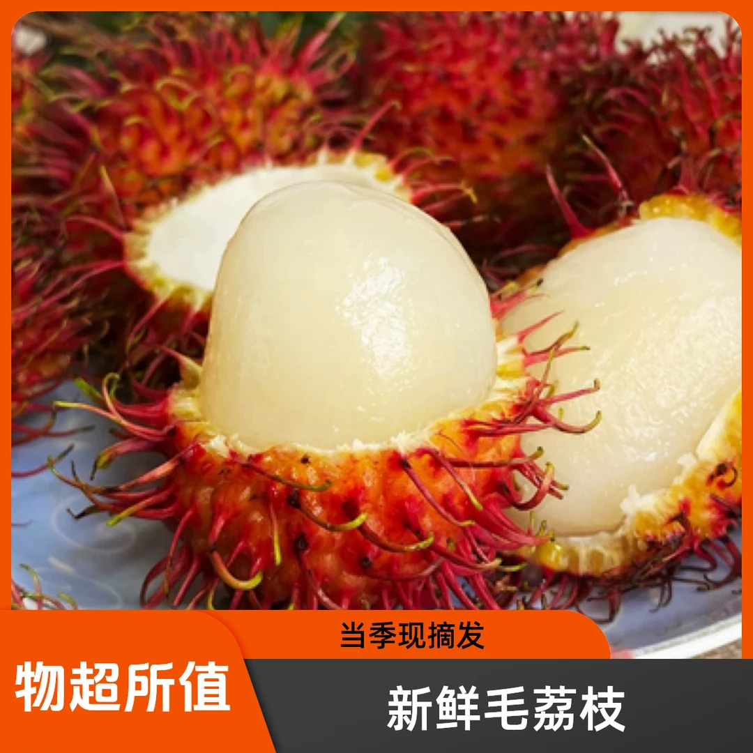 顺丰大果1-5斤越南红毛丹进口当季新鲜荔枝热带水果甜毛荔枝整箱