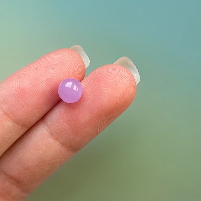 紫罗兰卡6十翡翠单珠一颗多样性发货粉色简约彩色紫色镶嵌樱花粉