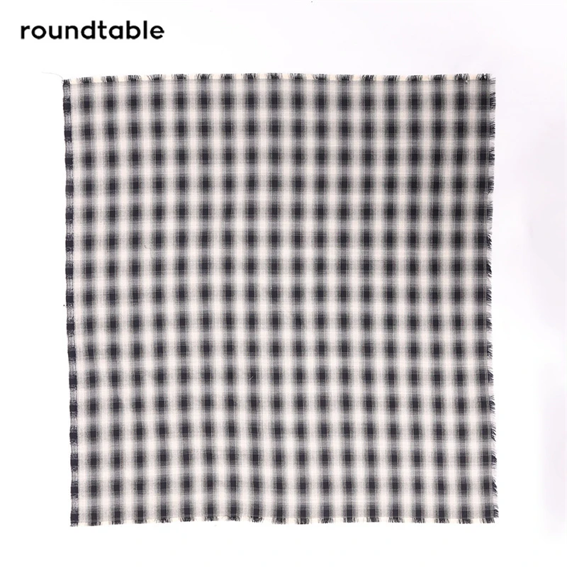 小格子流苏围巾 FFW8106245