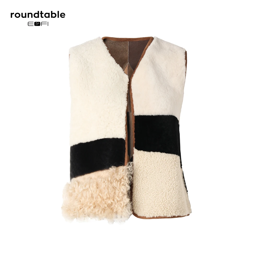 简约拼色马甲  FEW4405503