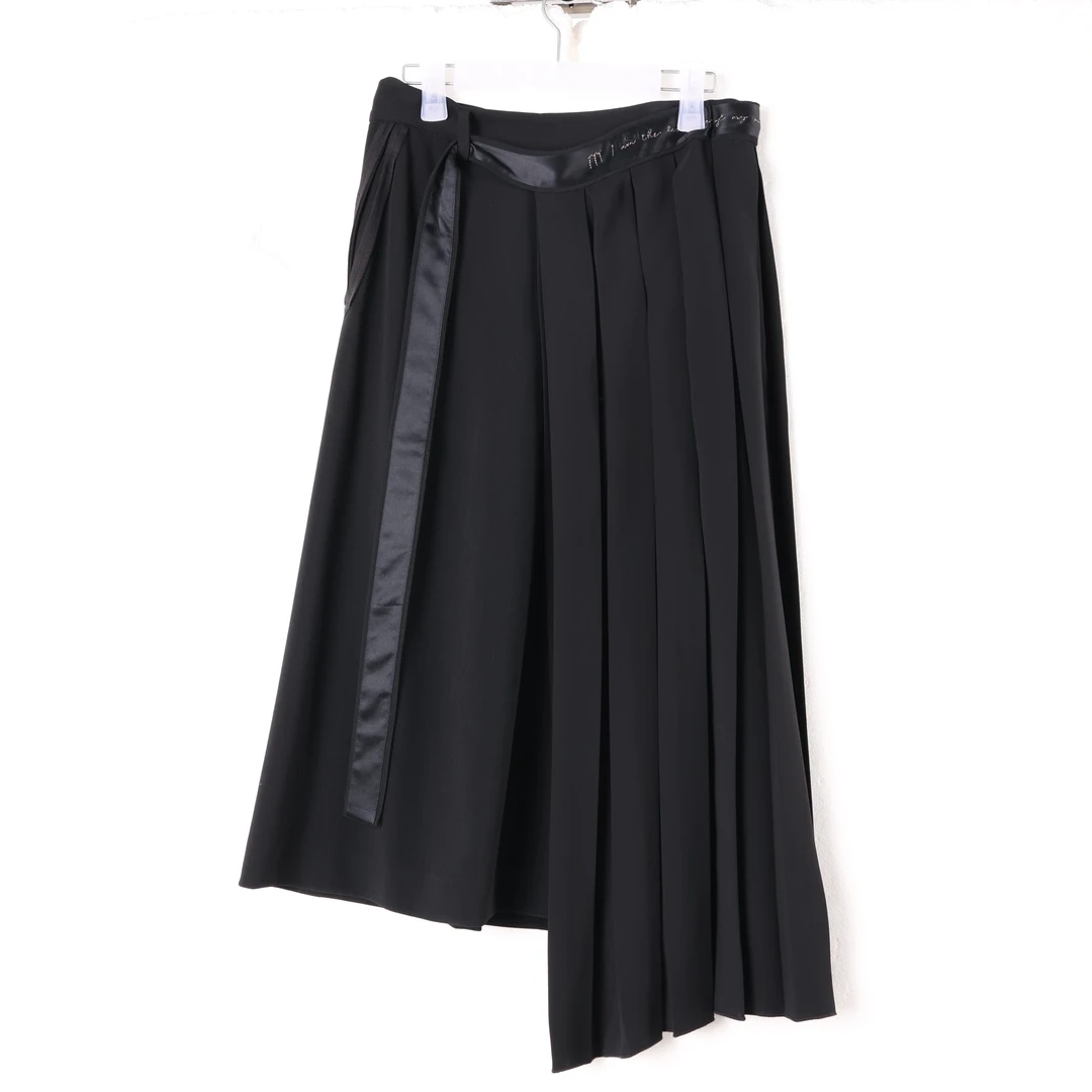 （季末收官款  不退差价！！！）40S拼接系带半裙TBW2100580