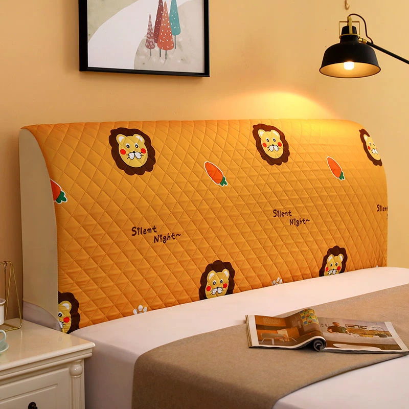 新疆包邮全包布艺床头罩床头套北欧软包房间出租屋夹棉加厚床头保