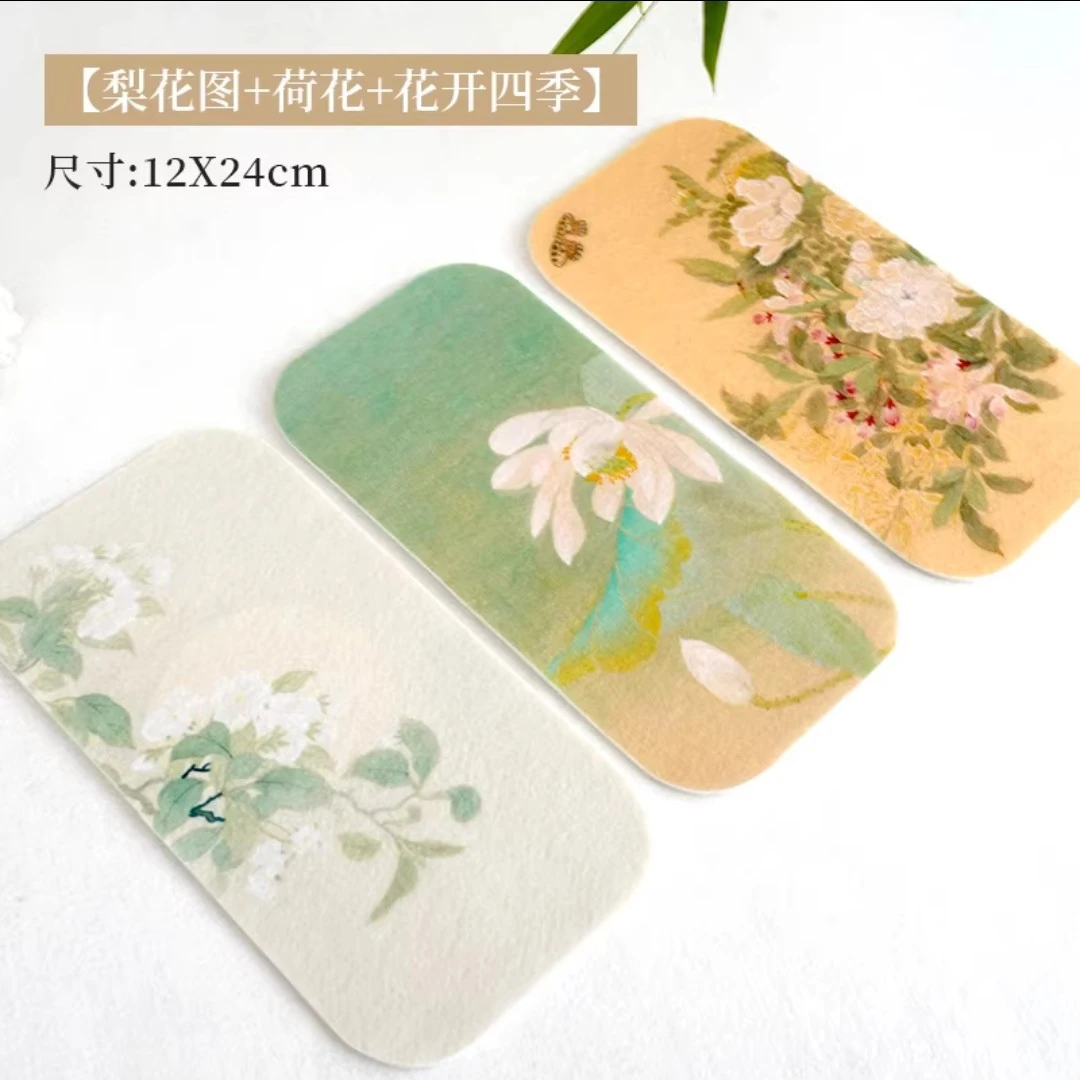 羊毛毡垫臂垫臂搁迷你毛毡垫小毛毡手枕砚台垫手臂防脏垫创意