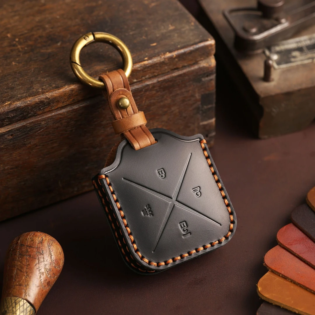 适用于别克2024款E5新能源汽车钥匙套E4专用钥匙保护套真皮男士