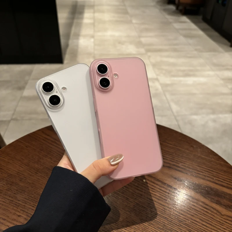 肤感磨砂适用苹果16手机壳iPhone16plus超薄PC硬防指纹15promax女