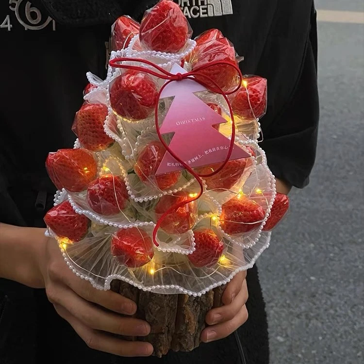 创意小众草莓树手工diy制作材料包生日礼物送女朋友闺蜜长辈儿童