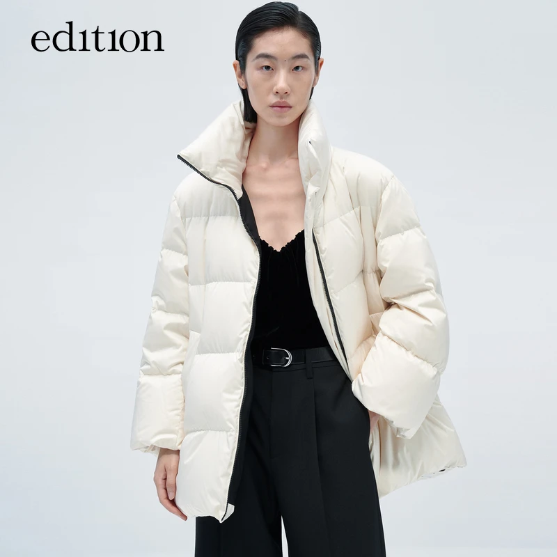 【商场同款】edition冬时尚保暖女款短款羽绒服#EBC4EIN023