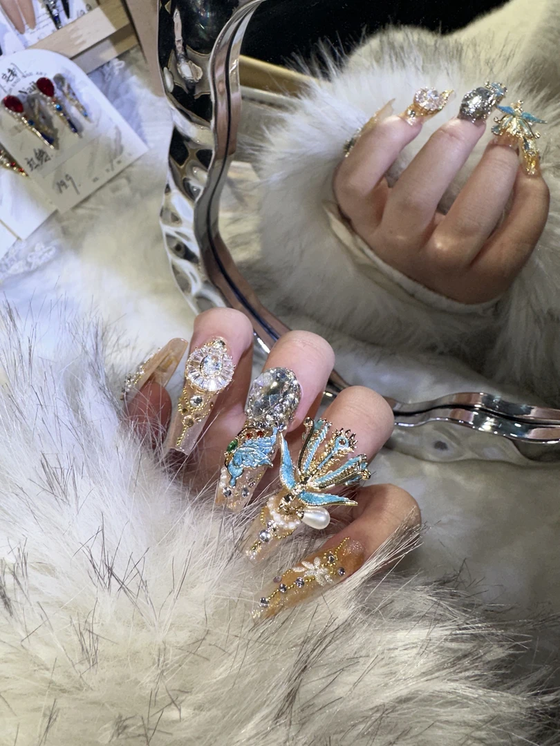 凤凰涅槃-高贵古风新款手工穿戴甲