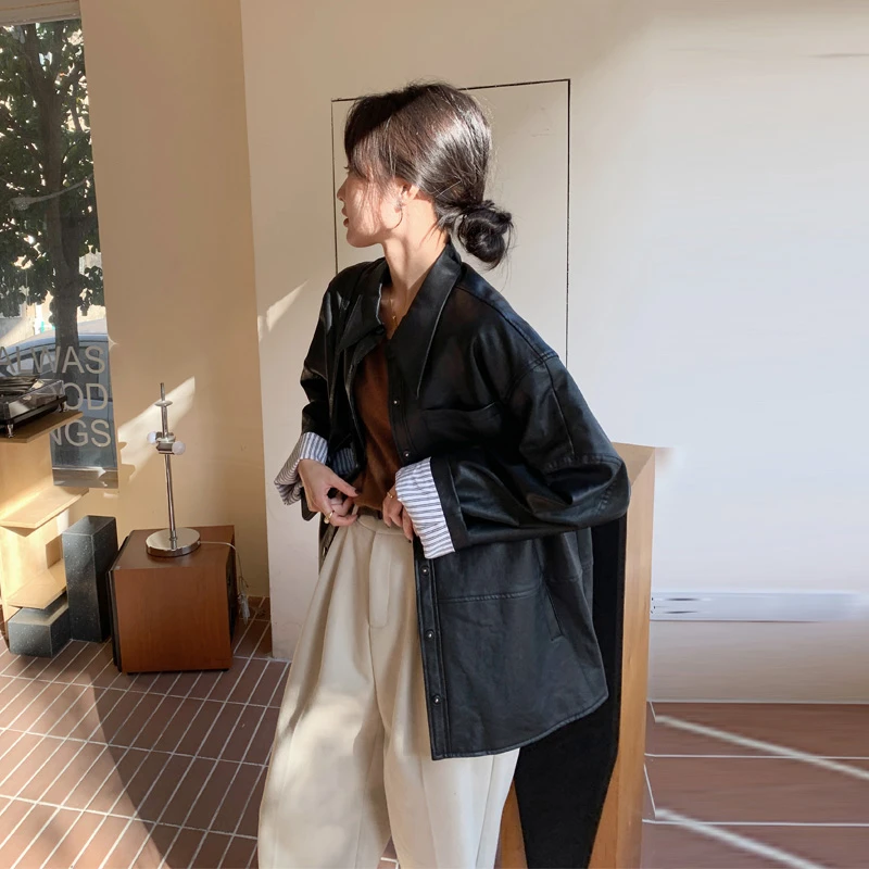 甜酷风皮衣外套女2025早秋新款小众设计感酷飒拽姐炸街高级感夹克