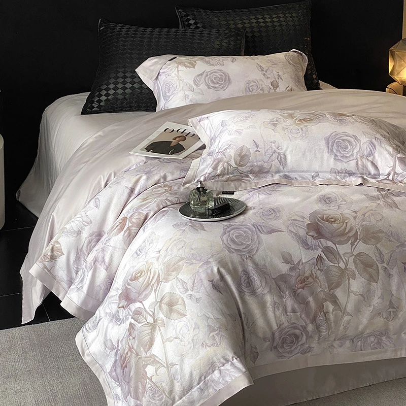 吴小胖‘优选之选’ 【S/REDFLOWER柏拉图玫瑰】四季纯棉长绒棉四件套