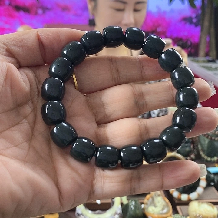 岫岩老玉（透闪石质玉）手串未镶嵌