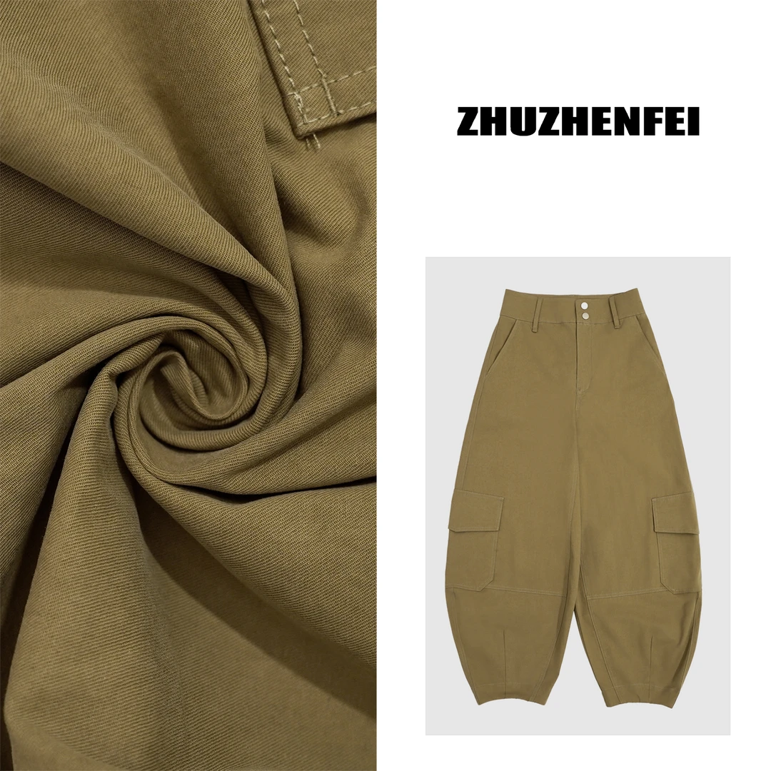 ZHUZHENFEI设计师新款休闲时尚简约潮流百搭工装裤Z243037