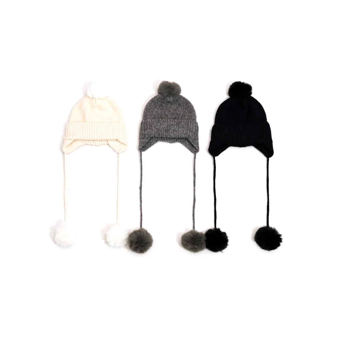 设计师款休闲百搭时尚简约INS冬季保暖毛线帽844M004