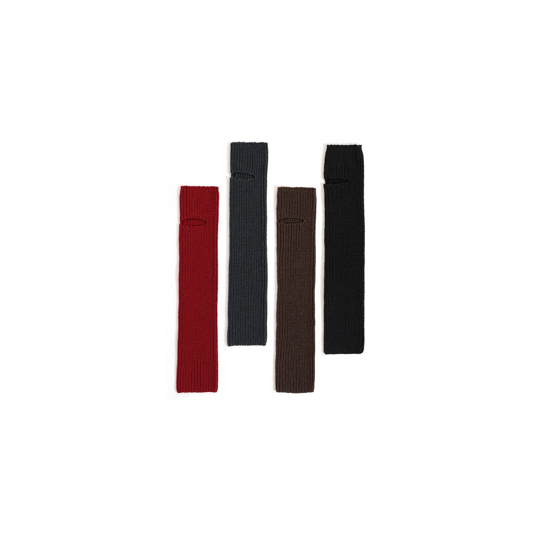 设计师原创新款堆堆原宿风纯色保暖针织袖套Z343128