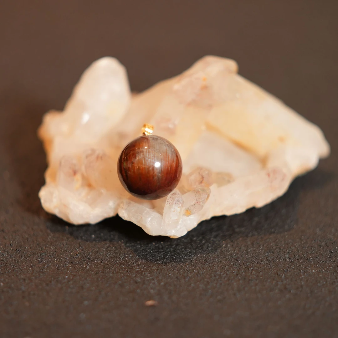 【火焰兔毛吊坠9】步步珠宝（天然珠宝多样性发其一）