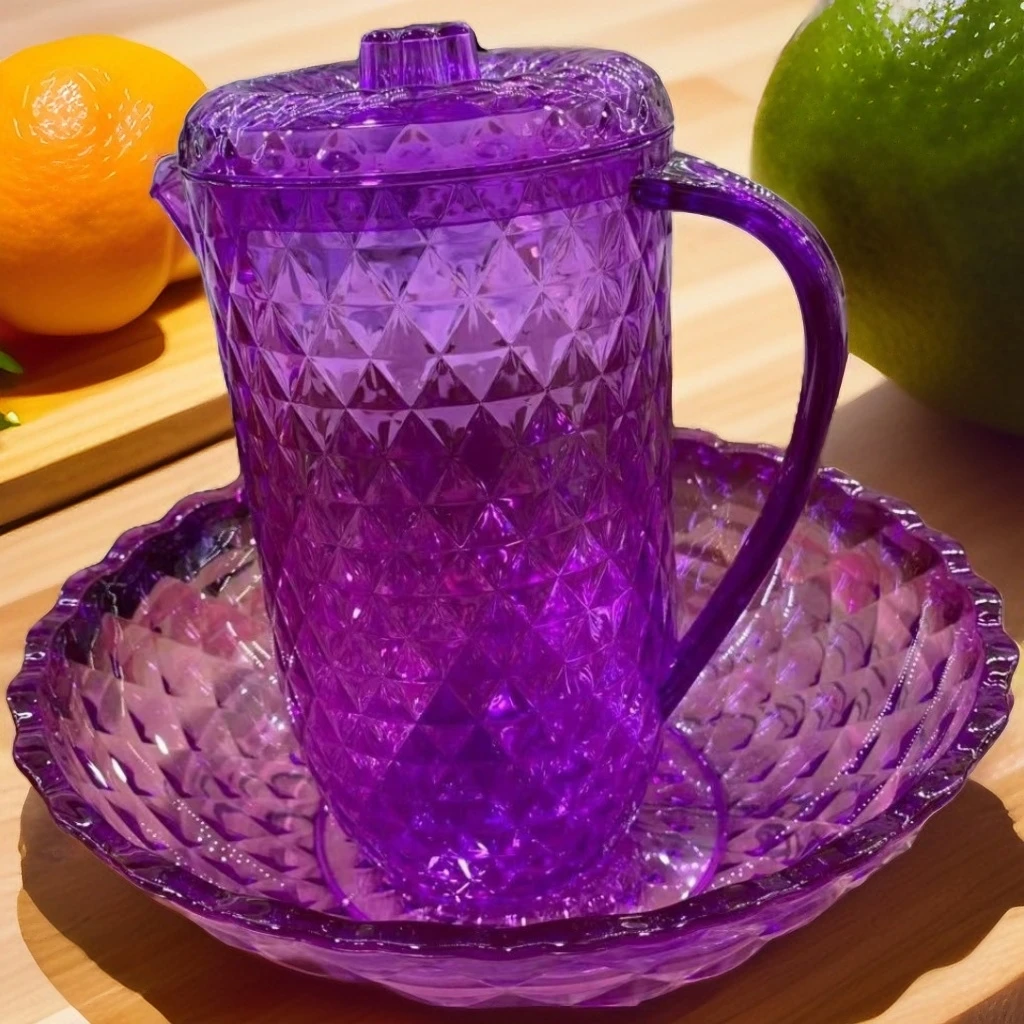 四个颜色 质量好 在家里用来洗手客厅彩色网红带盖家用紫色洗手壶