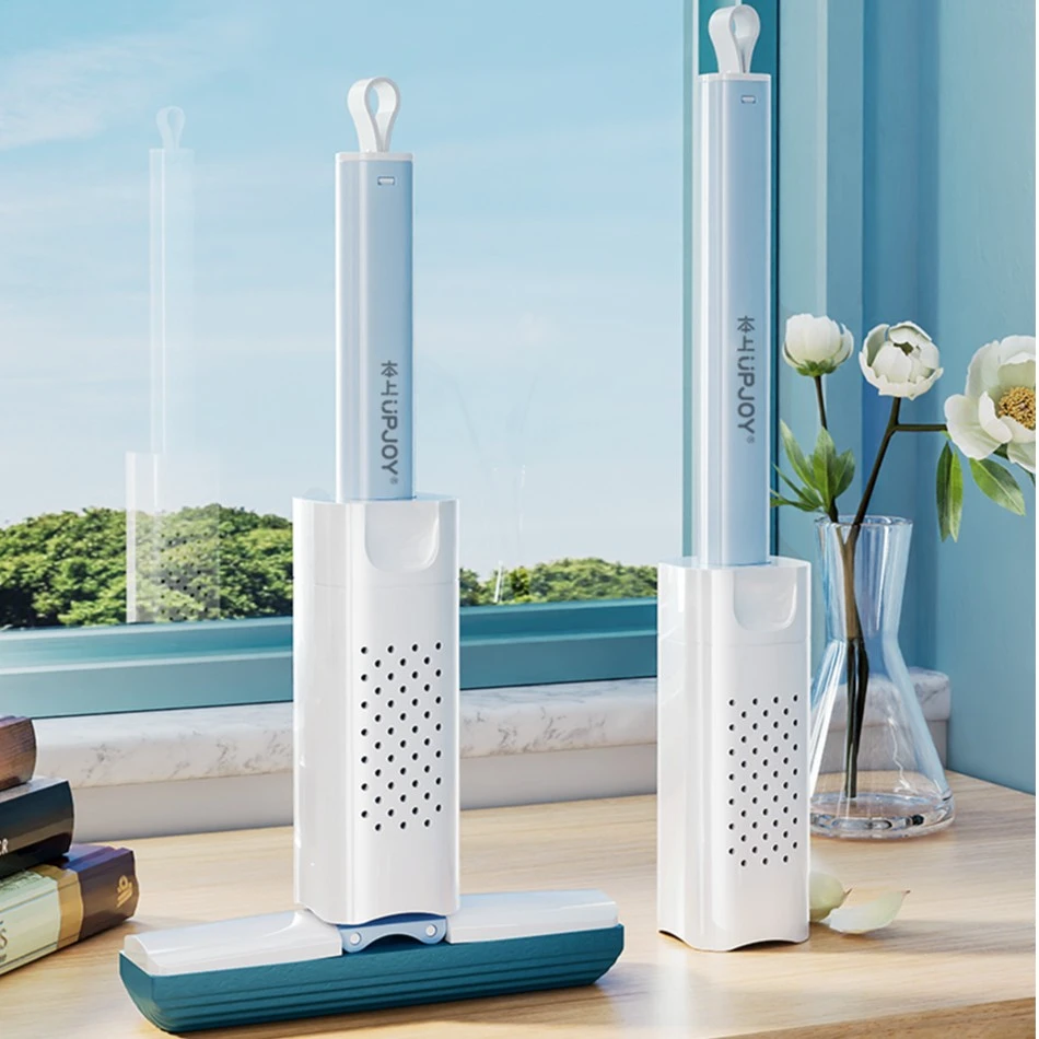 本上迷你小拖把免手洗桌面手持懒人神器家用吸水胶棉卫生间F49