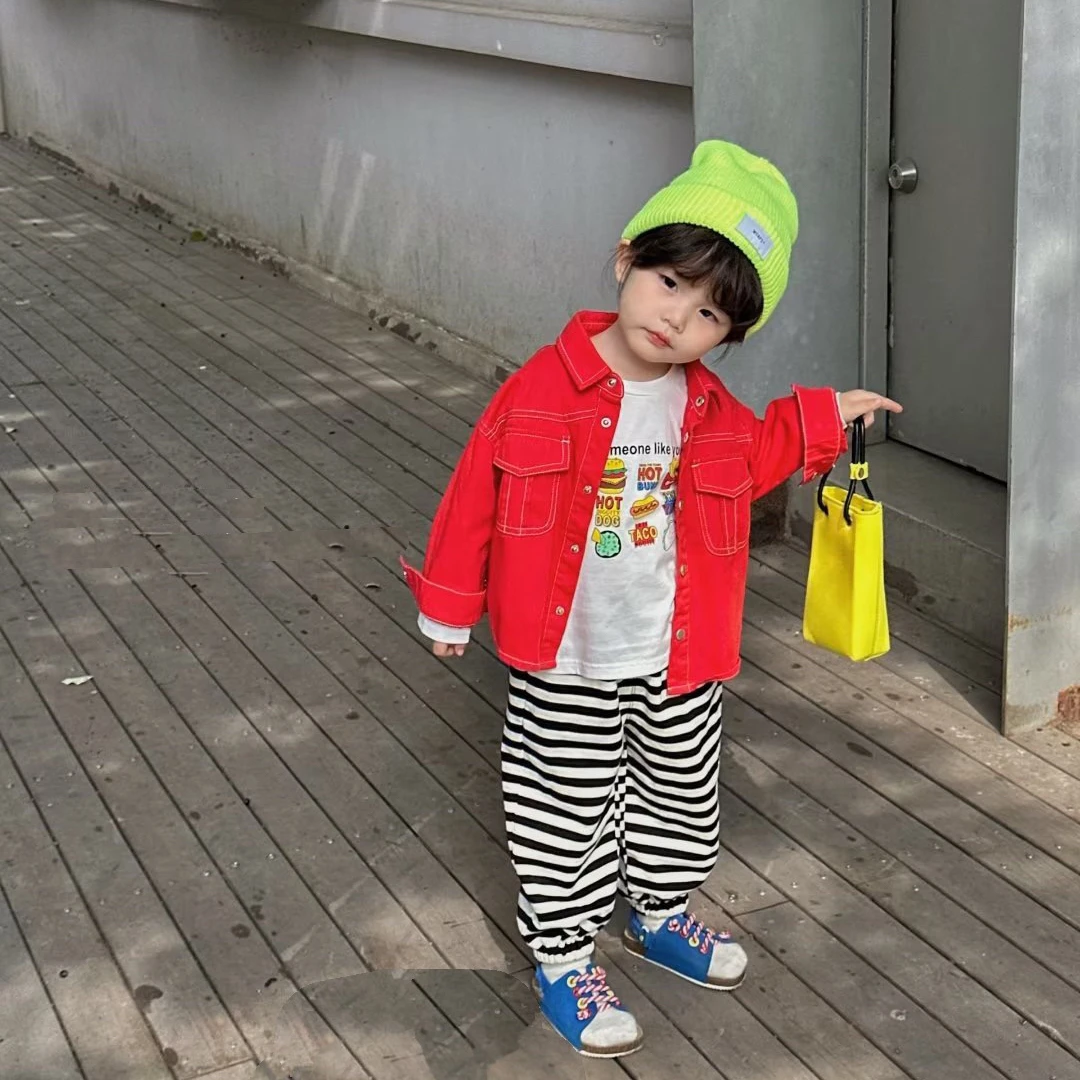 新款韩版碎花牛仔衬衫