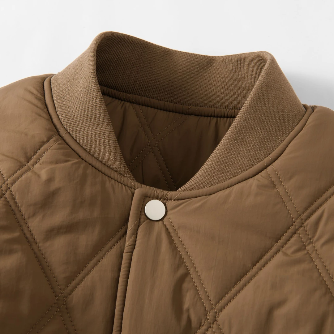 【品牌同款工厂直发图案随机】加绒加厚复古风棒球棉服男士派克服