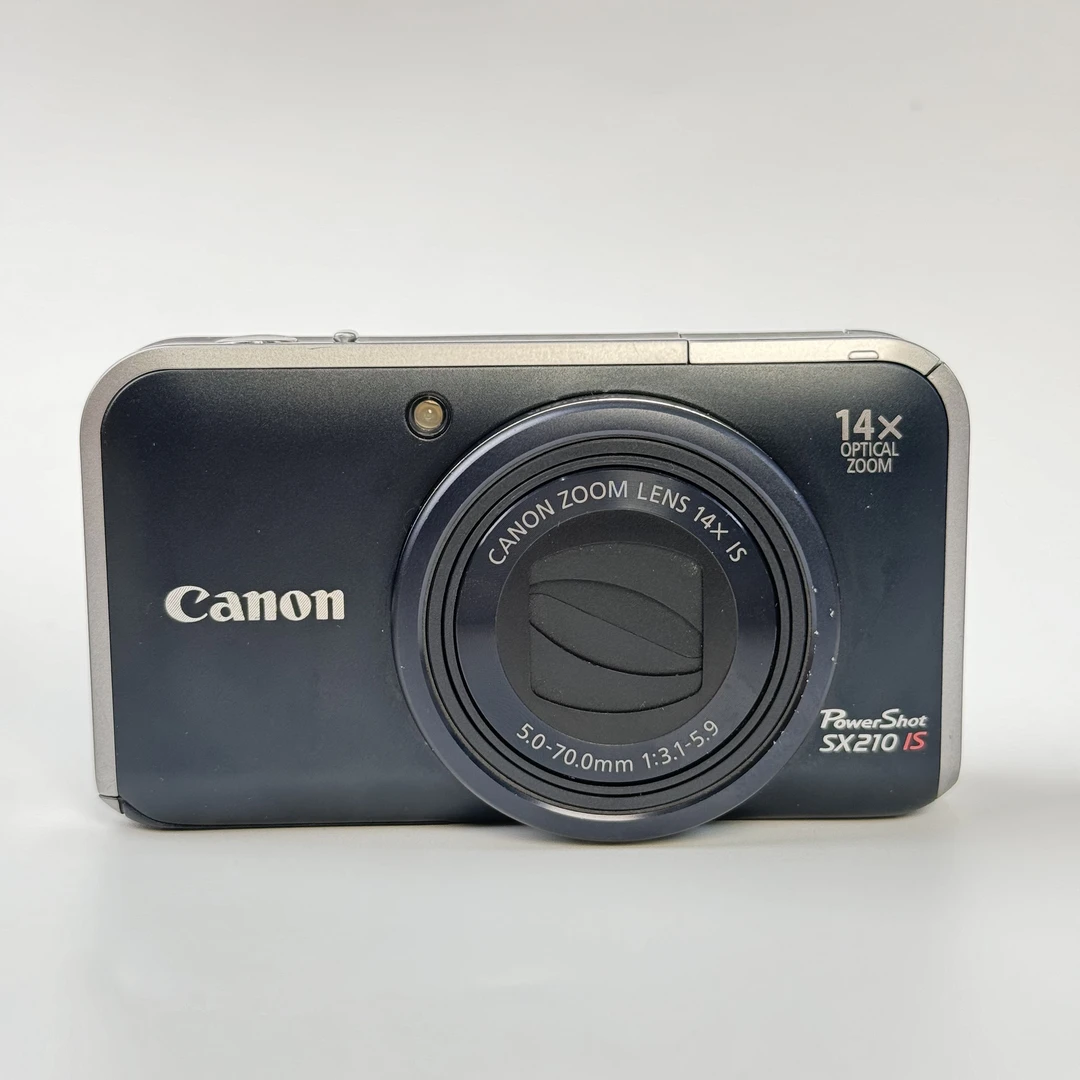 95新 Canon/佳能 sx210黑色小长焦1410w像素14x光变ccd数码相机
