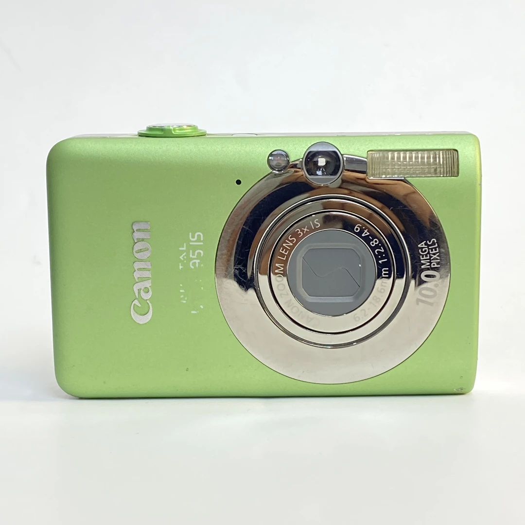 95新 Canon/佳能 ixus95绿色1000w像素3x光变ccd数码相机
