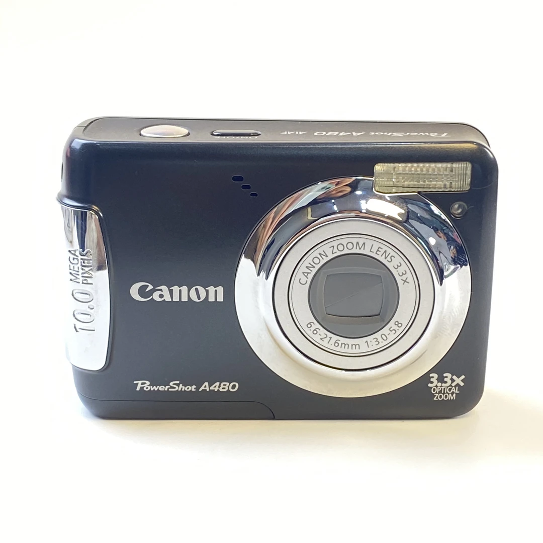 95新 Canon/佳能 a480自备5号电池1000w像素3.8x光变ccd数码相机