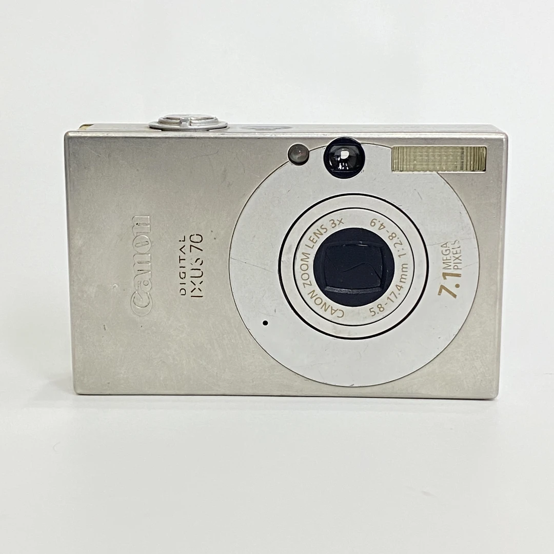 95新 Canon/佳能 ixus70银色710w像素3x光变ccd数码相机