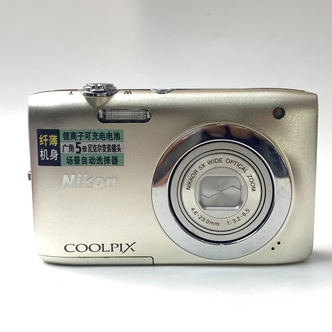95新 Nikon/尼康 s2600金色1420w像素5x光变ccd数码相机