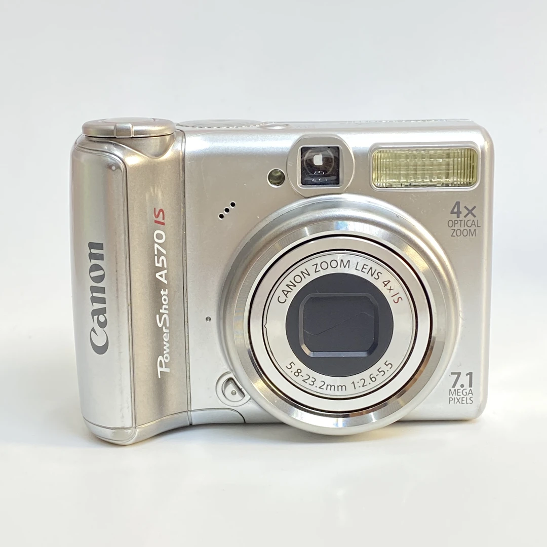 95新 Canon/佳能 a570五号电池710w像素4x光变ccd数码相机