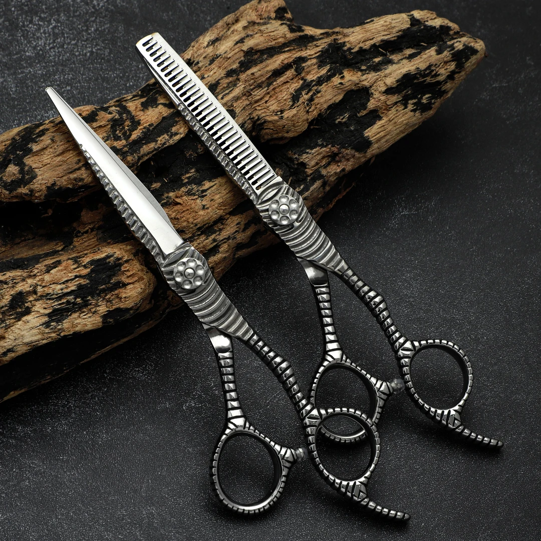 正品美发剪刀美发剪无痕牙剪平专业正品美发师剪刀发型师