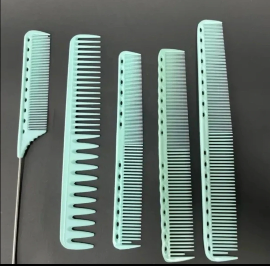 发型师家用剪发梳子专用双头梳日式男女发长发理发平头梳刻度梳