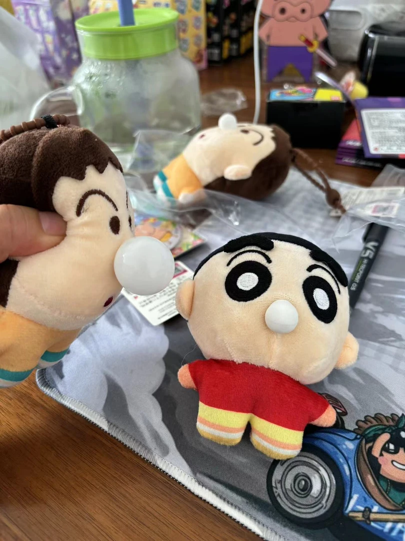 吐泡泡毛绒款小新+阿呆