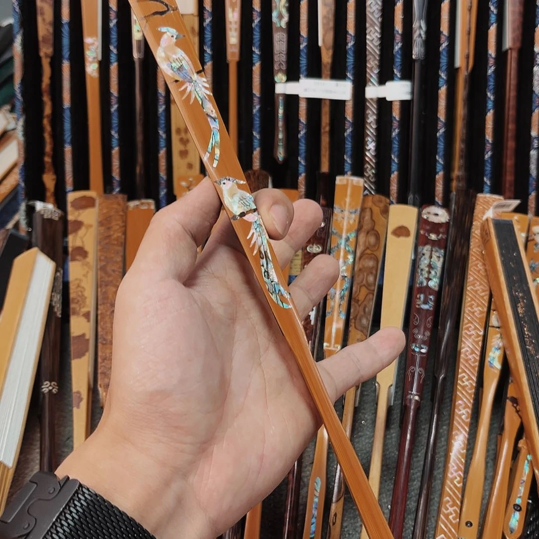 扇子奔*霸纯手工制作的