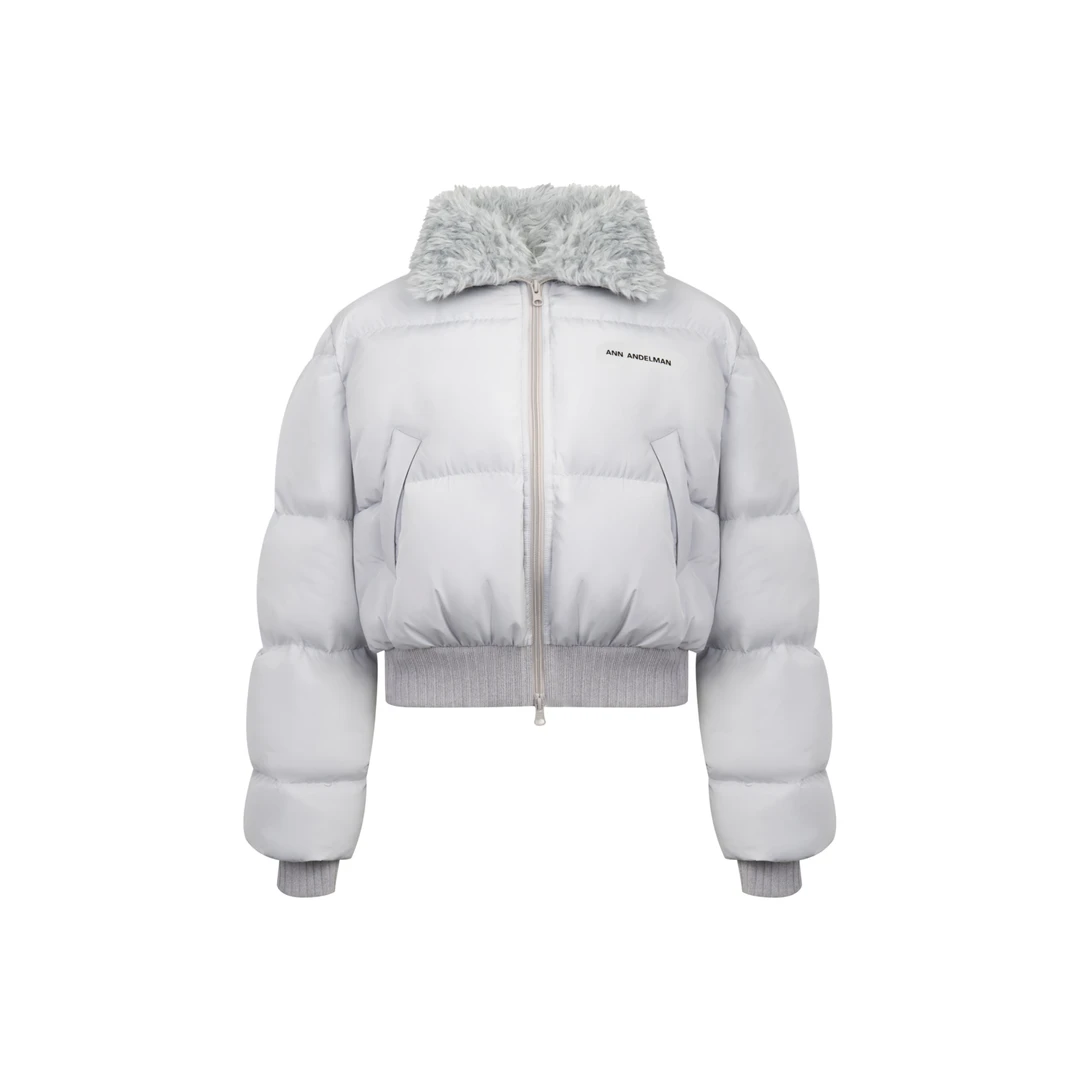 ANN ANDELMAN【商场同款新品】25保暖毛领加厚运动短款羽绒服