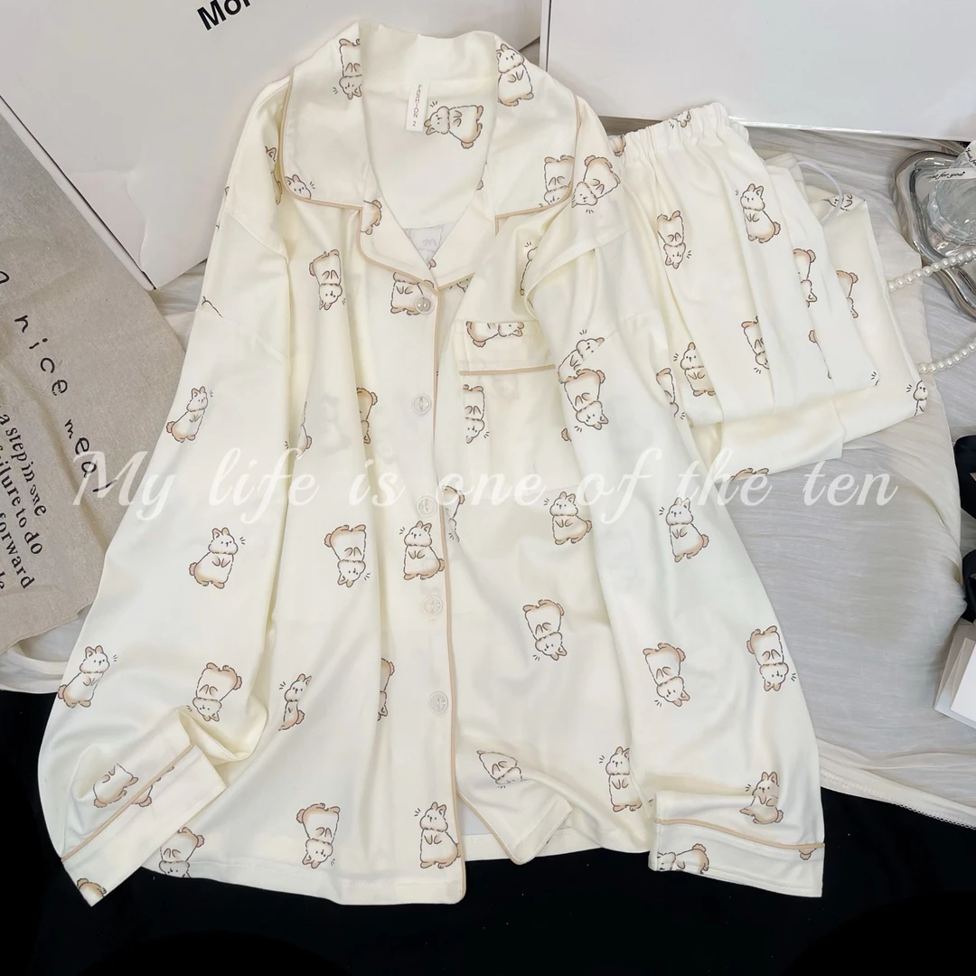 【云感棉-带胸垫】月子服夏季产后孕妇睡衣哺乳衣喂奶长袖产妇套装